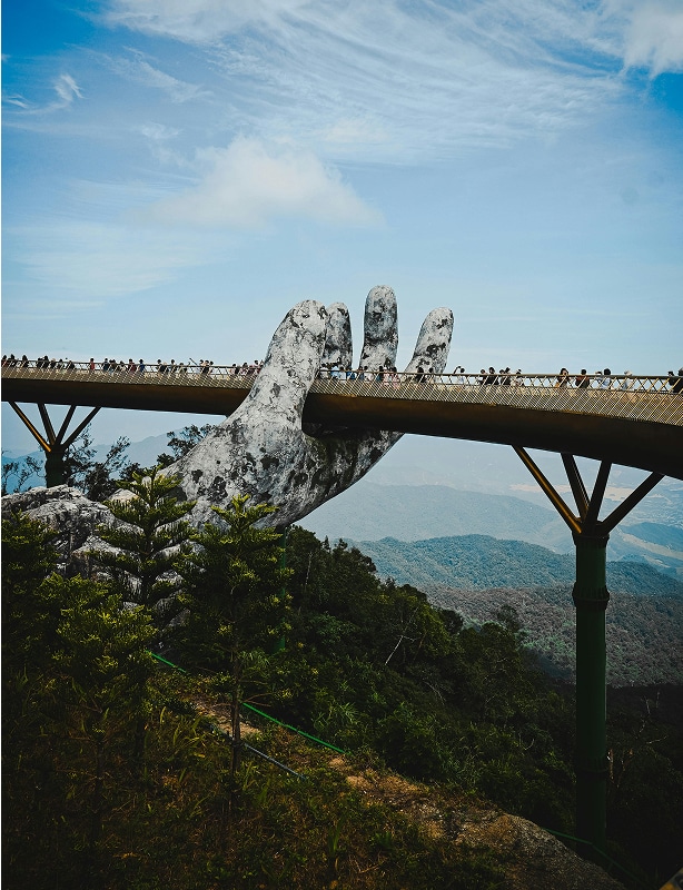 Golden Bridge in Ba Na Hills, Vietnam – Vietnam Golden Bridge Tour