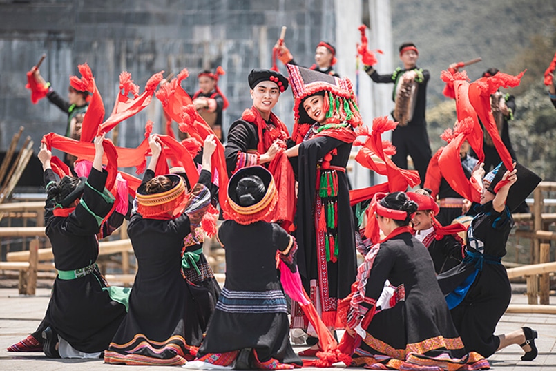 Sapa Love Market during tet festival