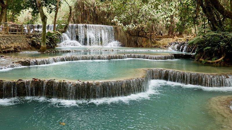 Where is Kuang Si Falls